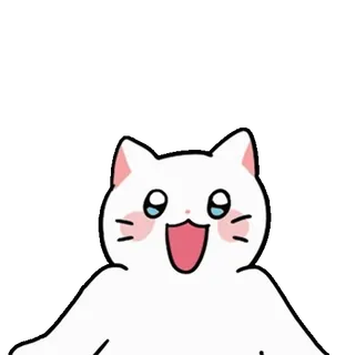 💬 gato, gatito, lindo, animal, kawaii, mascota whatsapp sticker