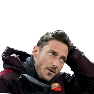 😒 Francesco Totti футбол, футбол, Франческо Тотти, Италия, Рим telegram sticker