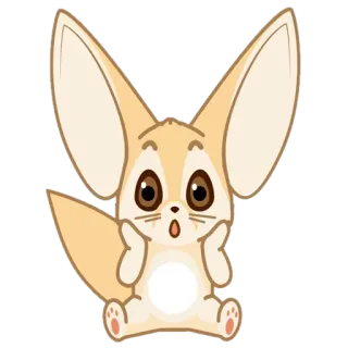 Лисёнок Аск telegram stickers