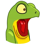 Stevie the Lizard telegram stickers