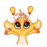 🙌 Cartoon, Niedlich, Tier, Sticker whatsapp sticker