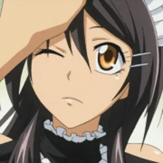 🎀 Misaki Ayuzawa Kaichou wa Maid-sama! Anime, Maid, Zwinkern, Mädchen, Manga telegram sticker