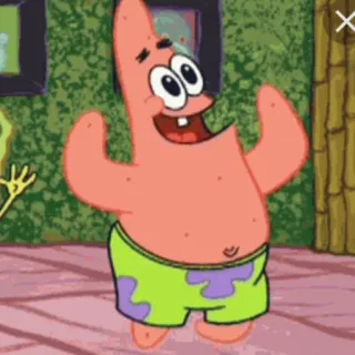 🍦 Patrick Star Spongebob Squarepants Dessin animé, SpongeBob, Patrick, Étoile, Nickelodeon telegram sticker