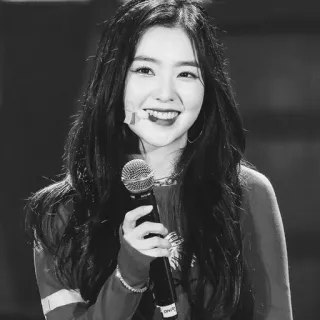 🕊 Irene Irene, cantante, celebridad, mujer, micrófono telegram sticker