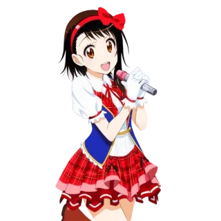 ❤️ Anime, Ragazza, Idol, Cantante, Performance, Carino, Kawaii, Cartone animato telegram sticker