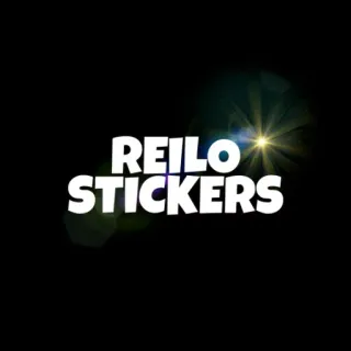 🗒 REILO STICKERS adesivi, reilo, marchio, testo, logo whatsapp sticker