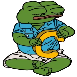 🐸 Pepe the Frog 青蛙, 表情包, 佩佩, 卡通, 网络 telegram sticker