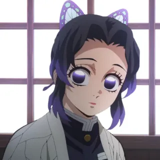 🦋 Shinobu Kocho Demon Slayer Аниме, Клинок, рассекающий демонов, Шинобу Кочо, Персонаж, Манга telegram sticker