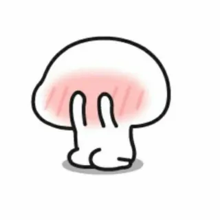 😳 süß, schüchtern, errötend, Cartoon, kawaii telegram sticker