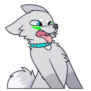 🤢 fictional wolf telegram sticker