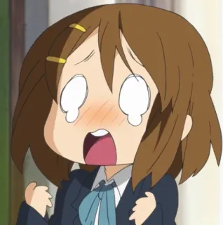 🌟 anime, cute, shocked, surprised, cartoon, chibi, expression telegram sticker