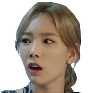 😯 женщина, удивление, лицо, человек, реакция, выражение telegram sticker