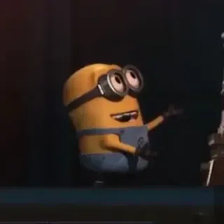 🍌 Minion Despicable Me Minion, Ich einfach unverbesserlich, Cartoon, Figur, Lustig, Gelb, Animation telegram sticker