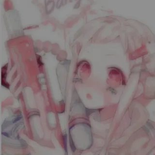 🖤 Anime, Ragazza, Pistola, Arma, Carino, Rosa telegram sticker