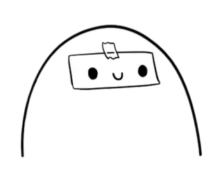 🥚 adesivo, fofo, personagem, desenho animado, simples, desenho telegram sticker