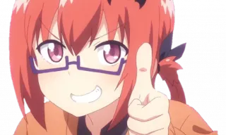 👍 Satania Gabriel Dropout Anime, Pulgar arriba, Personaje, Satania, Gabriel Dropout telegram sticker