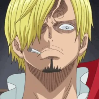 🎷 Sanji One Piece Anime, Raucher, Koch, Pirat, One Piece, Sanji whatsapp sticker