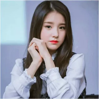 🍃 한국인, 여자, 인물사진, 소녀, 케이팝, 예쁜 telegram sticker