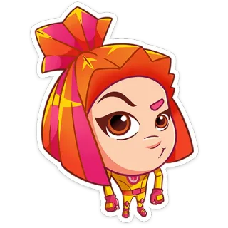 🤨 cartoon, animation, character, sticker telegram sticker