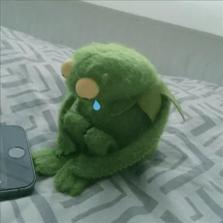 🐸 Kermit Kermit, o sapo, triste, fantoche, chorando, Muppets, Meme whatsapp sticker