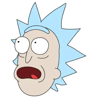 😦 Rick Sanchez Rick and Morty rick y morty, rick sanchez, dibujos animados, pegatina, adult swim telegram sticker