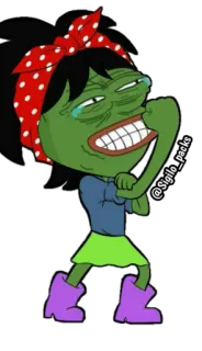 💪 Meme, Pepe, Cartone animato, Divertente telegram sticker