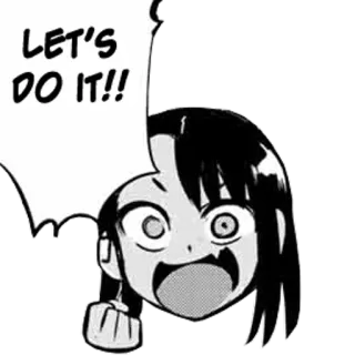😃 LET'S DO IT!! Manga, Anime, Cómic, Emocionado/a, Vamos, Decidido/a telegram sticker