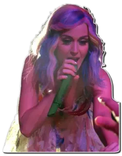 🎤 Katy Perry 音楽, 歌手, パフォーマンス, ポップ, セレブ, コンサート telegram sticker