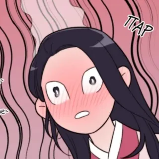 😳 TAP Cartoon, Anime, Expression, Surprise, Rougir whatsapp sticker