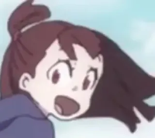 😊 Akko Kagari Little Witch Academia Акко, Кагари, Little Witch Academia, Аниме, Манга, Ведьма, Студент telegram sticker
