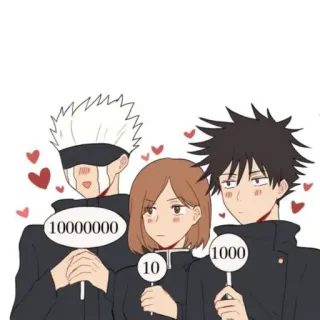 😍 10000000
10
1000 Anime, Corazones, Números, Personajes, Lindo telegram sticker