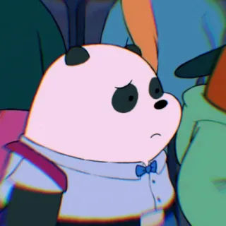 🐼 Panda We Bare Bears Panda, Bär, We Bare Bears, Cartoon, Animation telegram sticker