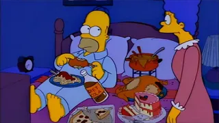 🌃 Homer Simpson The Simpsons DIET COLA cartoon, food, bed, The Simpsons, Homer Simpson, Marge Simpson, Diet Cola telegram sticker