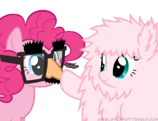 👈 Pinkie Pie My Little Pony boop Kucyk, Kreskówka, Przyjaźń, Słodki, Różowy, Boop telegram sticker