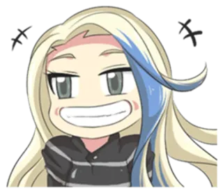 😁 การ์ตูน, อนิเมะ, สติกเกอร์, จิบิ, ตัวละคร telegram sticker