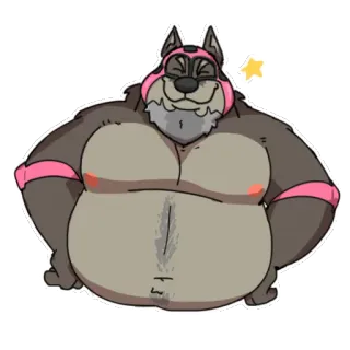 ⭐️ dog, animal, cartoon, sticker telegram sticker