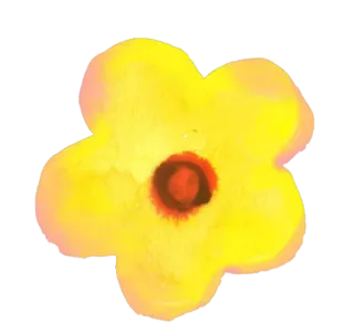 🌼 цветок, желтый, цветочный, природа, растение, цветение telegram sticker
