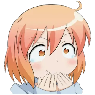 😝 anime, manga, ragazza, piangente, emotivo, carino telegram sticker
