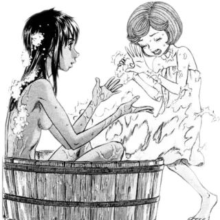 🛁 Anime, Manga, Tắm, Gái, Tắm, Khỏa thân telegram sticker