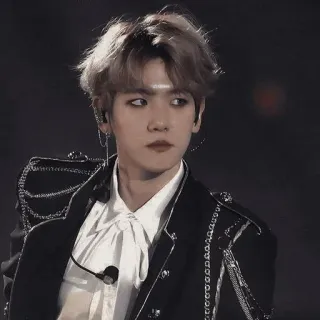 🕰 Baekhyun singer, kpop, idol, artist, performer, concert, music telegram sticker