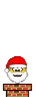 🎅 Santa Claus 크리스마스, 산타, 굴뚝, 휴일 whatsapp sticker