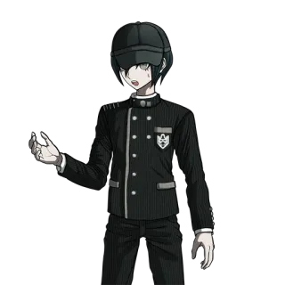 😥 Shuichi Saihara Danganronpa Аниме, Видеоигра, Персонаж, Шляпа, Мужской telegram sticker