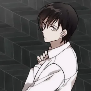 ✖️ anime, manga, cartoon, boy, man, art telegram sticker