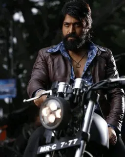 😎 K.G.F actor, película, indio, moto telegram sticker