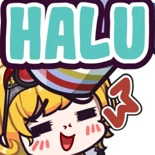 😅 HALU アニメ, 漫画, ステッカー, かわいい whatsapp sticker