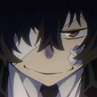 🥀 Osamu Dazai Bungou Stray Dogs anime, bungou stray dogs, dazai, osamu dazai, character telegram sticker