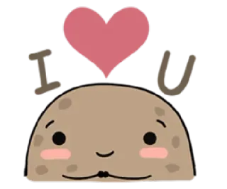 Worthless Potato whatsapp stickers