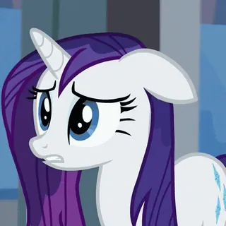 😔 Rarity My Little Pony dessin animé, poney, Rarity, animé, licorne, My Little Pony, personnage telegram sticker