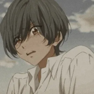 ⛓ Anime, Junge, Traurig, Emotion, Charakter, Manga telegram sticker