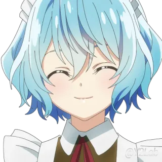😊 Anime, Maid, Lächeln, Mädchen, Süß telegram sticker